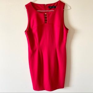 IVANKA TRUMP Red Sleeveless Dress